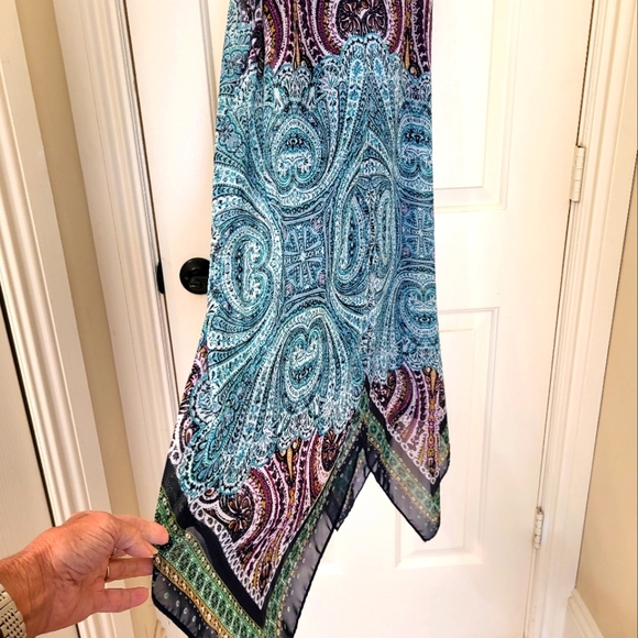 AB Studio Boho Paisley Print Summer Dress - Picture 11 of 16